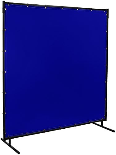 Штајнер 525-6x8 Заштита-О-екран класичен заварување екран со пламен ретардант 14 милји затемнети транспарентна винил завеса, сина,