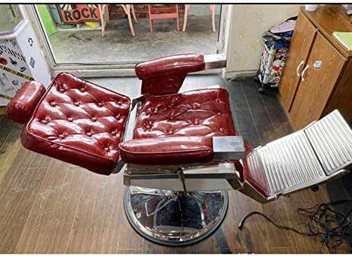 Лесен преклопен преносен гроздобер салон стол хидраулична опрема за убавина салон столици за стилист за коса бербер столчиња тетоважа
