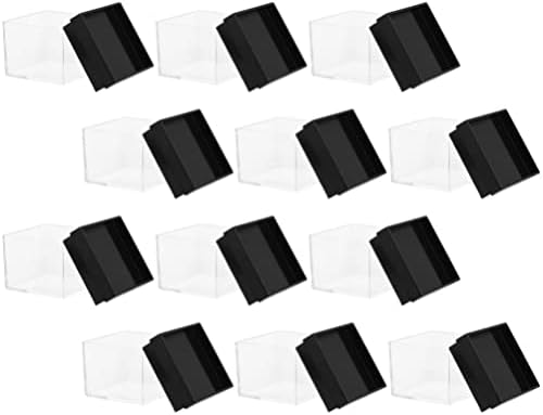 Artibetter 12pcs јасен приказ на кутии за кутии за заштита на кутии за заштита на кутии за минијални кутии за колекционерски
