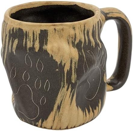 Една колекција Мара Стоунвеар - 20 мл. Кригла за колекционерска чаша за кафе -уметност - мечка и волци шепи