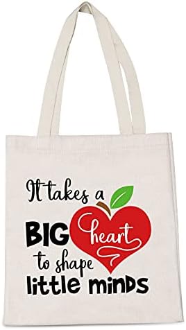 Подароци за благодарност на наставниците на Левло Потребно е големо срце за да обликува малку умови торбички за купување торбички