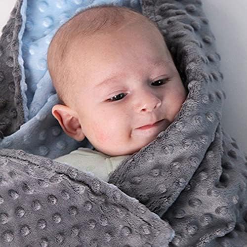 O4FV4H новородено бебе термичко ќебе со меко руно постелнини поставени памучни кревети