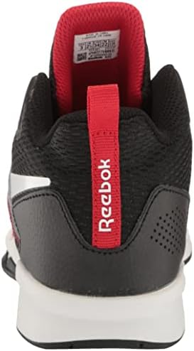 Кошаркарски чевли за кошаркарски чевли на Reebok Boy, вектор црвено/црно/бело, 4,5 мало дете