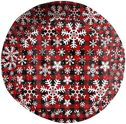 Симпатична снежна украси за Божиќни украси за мажи, модни унисекс печати Божиќ за реверзибилна корпа за корпи