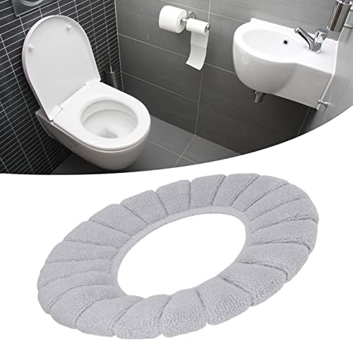 Ywbl-wh тоалетот на тоалетот за задебелена мека топла подлога за тоалетот за тоалетот Мат 37 x 43см, додатоци за тоалети