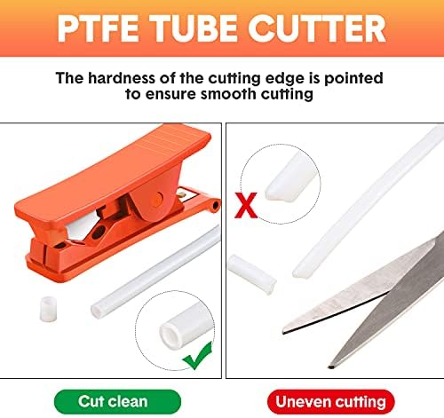 Ptfe Plastictubing Cutter Црево цевка цевка цевка за сечење точна алатка за сечење цевки за најлонска PVC PU цевка и црево исечени