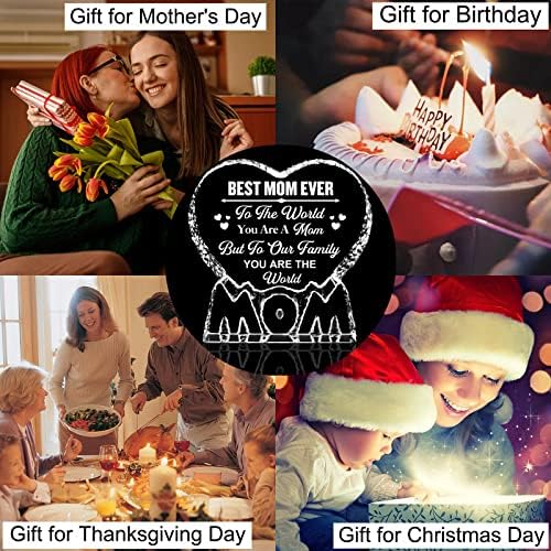 ЖШВАТ за Мама, Подароци за Мама Од Ќерка/Син, Роденденска Годишнина На Вљубените Денот На Мајката Кристални Подароци За Мама