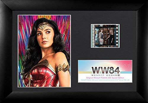 Trend Setters - Wonder Woman 1984 - WW84 - Neon Lights - FilmCells 7 ”x 5” Презентација на Minicell Desktop - во кој има 35 мм филмски