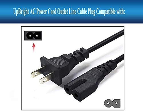 UpBright AC Power Cord Cable Compatible with Sony CFDG505BLACK CFD-G700CP CFDG700CP CFD-V10 CFD-V15 CFD-V17 CFDV17 CFD-V20 CFD-V30 CFDV20