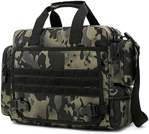 Камго тактичка чанта од 14 инчи лаптоп торба во воен стил рамената торба торба за мажи