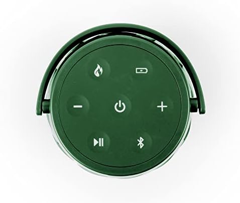 Неограничен Tikitunes Pro Protable Bluetooth 10-Watt звучник со 3-режим LED светло на пламен, спарете до 100 звучници, батерија