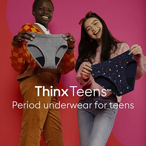 Тенкс тинејџери краток период долна облека за тинејџери, памучна долна облека има 5 тампони, гаќички за време на женска нега