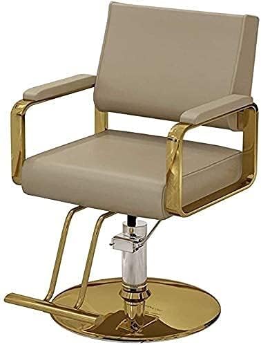 Салонски стол за столче за вртење на високиот стол, столче за столче за столче Барбер, бербер стол, стол хидрауличен вртливиот класичен