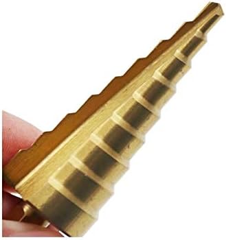 Алатка за дупчење со метални дупчалки со спирала, зачекори алатка за сечење на конус, зачекори за вежбање 3-13/3-12/4-12/4-20/4-22/4-32mm