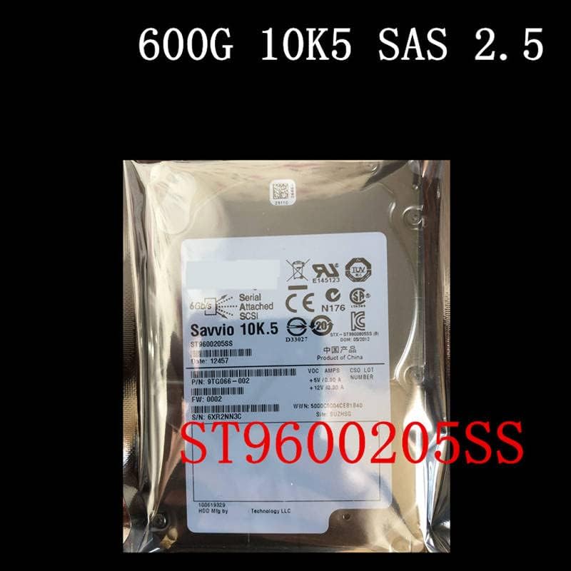 HDD за 600 GB 2,5 SAS 6 GB/S 64MB 10000RPM за внатрешен HDD за класа на претпријатија HDD за ST9600205SSS