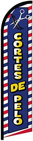 Знаме за рекламирање на банер Кортес де Пело без ветер - Совршено за бањи, терапевти за масажа, салони, берберници