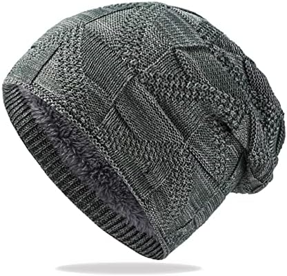 Манжетна плетена капа, класичен мек плетено глуварче, печатено патување на отворено зимско зимско пешачење капа