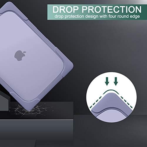 Dongke за MacBook Pro 13 Inch Case 2022 2021 2020 A2338 M2 M1 A2251 A2289, тешка солидна шок -отпорна пластична тврда обвивка со склопување на