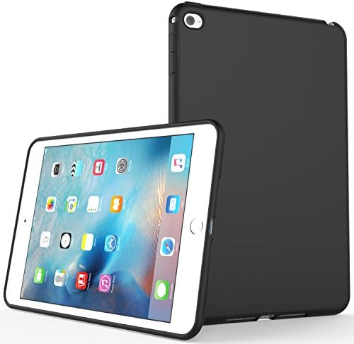 iPad mini 4 Case, Senon Slim Design Matte TPU гума мека кожа Силиконски заштитен случај на куќиште за Apple iPad Mini 4 7,9 инчи таблети