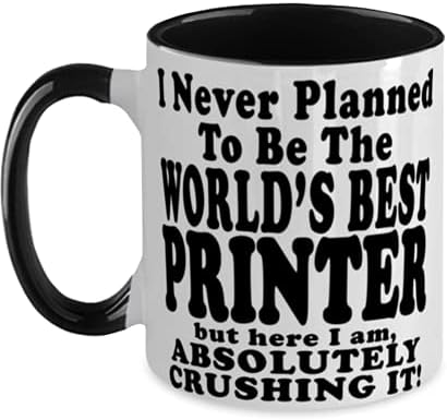 Печатач со два тона црно -бело кафе - никогаш не планирав да бидам најдобриот печатач во светот, но еве, јас сум апсолутно крцкајќи го! - Прекрасно