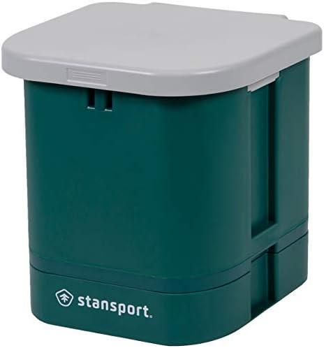 Стенспорт преносен камп тоалет 14 x 14 x 14 in, зелена