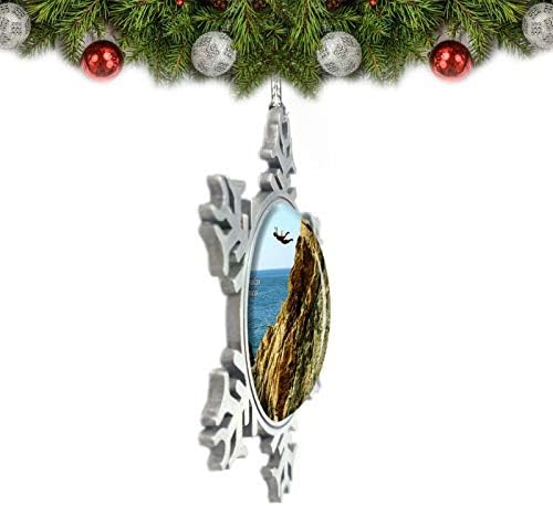 Умсуфа Мексико Квебада Акапулко Божиќна украс за украсување на дрво кристален метален сувенир подарок