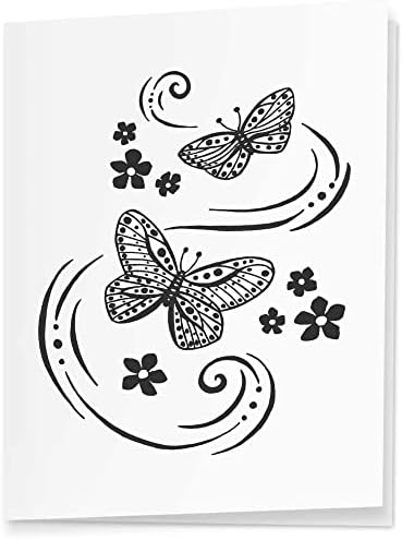 Азееда А1 Пеперутки &засилувач; Цвеќе Подарок Заврши/Завиткување Хартија Лист