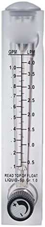 Течен мерач на течен проток на LZM-15T, висока точност од оценка 4% од типот на панел, мерач на акрилен течен проток 0,1-1gpm
