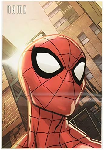 Amscan Spider-Man Webbed Wondersed преклопени грабени кеси, забавна корист, повеќебојни,