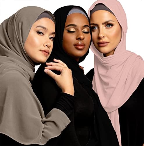alquds шифон хиџаб главата заврши во собата на 3 шифон шамија-еднобојна глава обвива за жени хиџаб за муслимански жени долга шамија