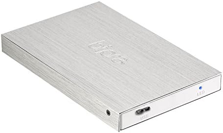 Bipra 250Gb 250 Gb 2.5 Надворешен Хард Диск Џеб Големина Тенок USB 3.0-Сива/Сребрена-Fat32