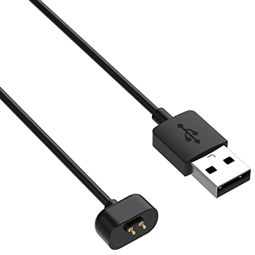 Xingmaly 2 пакет компатибилен со Amazfit Band 7 Chable Chable Cable, 3,3ft/1m замена кабел магнетски брз полнач кабел за кабел за полнење додаток за Amazfit Band 7 Fitness Tracker
