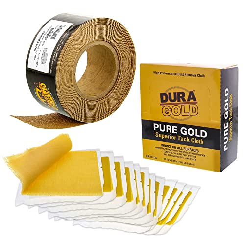 Dura -Gold Premium 60 Git Gold PSA Longboard Sandpaper 10 двор со долг континуиран ролна и дура -злато - чисто злато супериорни