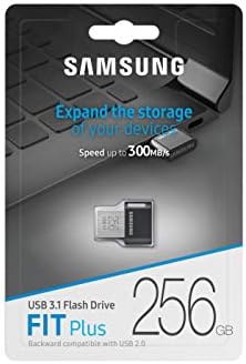 Samsung MUF-256AB USB Flash Drive 256 GB USB Type-A 3.1 црн, не'рѓосувачки челик-USB флеш дискови, вртење, 3G, црн, не'рѓосувачки челик)