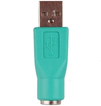 PS2 Femaleенски во USB Адаптери за машки конвертори - Зелена