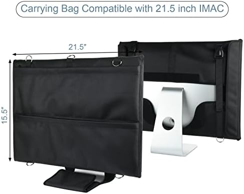 Патувачка торба за носење за Apple 21,5 инчи IMAC A1224 / A1311 / A1418 / A2116 Десктоп компјутер, монитор за монитор за прашина за