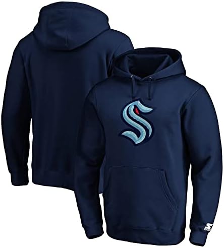 G-III Sports Septer Seattle Kraken Man's Fleece Distresed Logo Hoodie