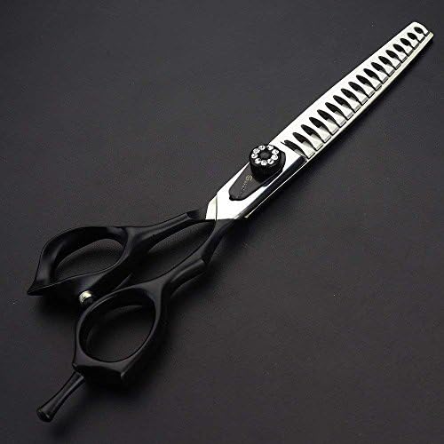 Фризерски ножици, полуцрни ножици за рачка, јапонија 440с челик, ножици за сечење + ножици за разредување + комплет ножици за свиткување