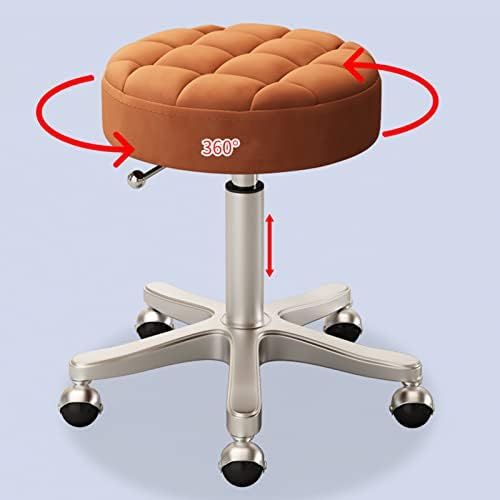 Фехун работа столче тркалачки столици, тркалачки стол, прилагодлива на висина за вртење на столче за салони за масажа за тетоважа за домашна