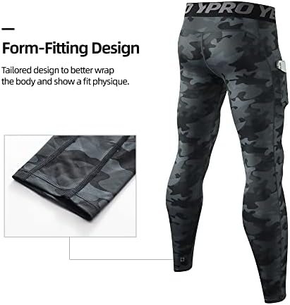 Цици пет машки панталони за компресија Атлетски хеланки основни слоеви на долна облека хулахопки за вежбање кошарка