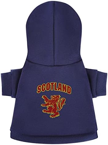 Шкотски распространети лавови кучиња дуксери симпатична качулка со дуксери за миленичиња облека од облека со капа