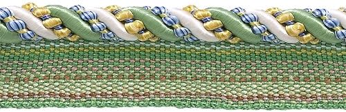 10 дворна вредност пакет со средна зелена, злато, сина 4/16 инчи Империјал II стилот на усните 0416i2pk Боја: планинска пролет