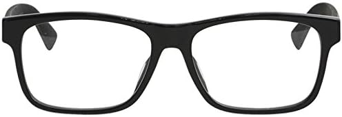 Гучи ГГ 0176О 001 Црн Пластичен Правоаголник очила 56мм