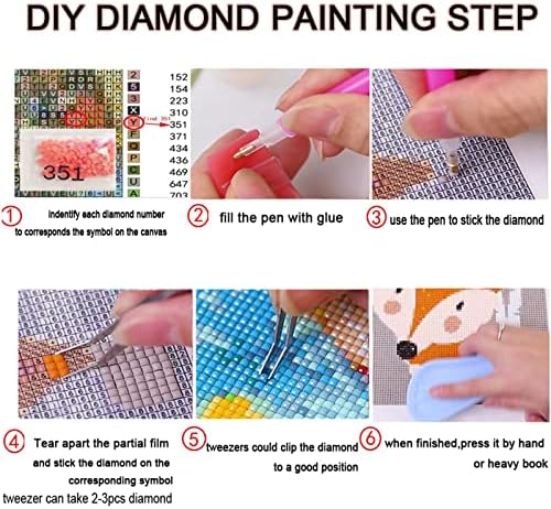 DIY 5D боја по броеви за возрасни, пурпурна пеперутка Комплети за сликање со дијаманти за дијаманти, 50x150cm дијамантска уметност,