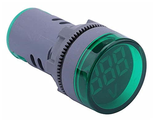 Ексил LED дисплеј Дигитален мини волтметар AC 80-500V мерач на напон мерач на мерач на волт-монитор Светлосен панел