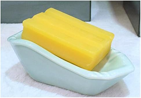 Нежно меуе керамички сапун сапун со држач за сапун за мијалник за туширање за сунѓер за сунѓер за сапун