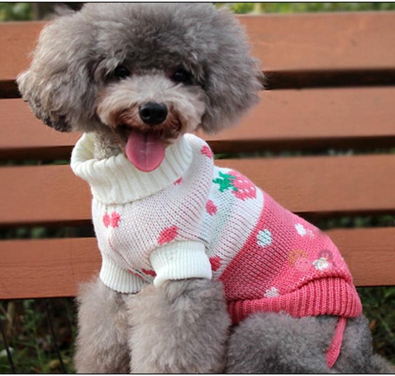 Топла облека за кучиња за мали средни кучиња плетени џемпер за мачки миленичиња облека за булдоги кученца костум палто зимска сива