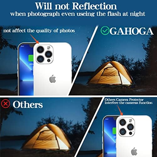 Гахога [3+1] Заштитник На Објективот На Блинг Камерата Компатибилен за iPhone 13 Pro /13 pro max 9H Заштитник На Капакот На Капакот на Камерата/HD