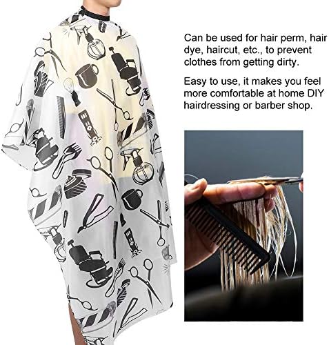 Наметки за коса, Професионален Водоотпорен Салон Бербер Кејп Фризерски Салон За Сечење Кејп Фризура Бербер Кејп Капак Прилагодлив