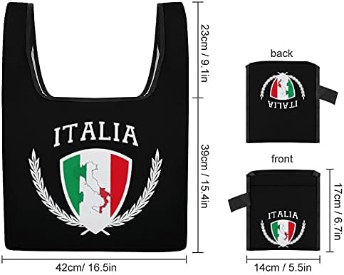 Италија Италија Италијанска мапа знаме за еднократна употреба на торбички за намирници за намирници за теретани за намирници